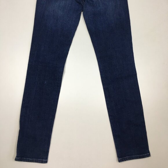 AG ADRIANO GOLDSCHMIED Medium/Dark Wash The Stevie Ankle Slim Straight Jeans - Picture 11 of 11